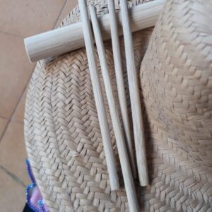 Canudo de bambu agroflorestal (unid)